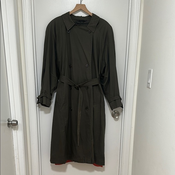 KENNETH BARNARD | Vintage Green Trench - Picture 1 of 10